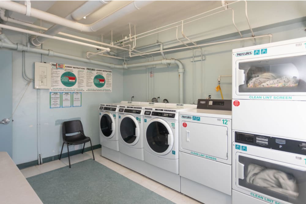 Onsite laundry facility so you dont have to leave the building at Eastgold Long Island in Long Beach, New York