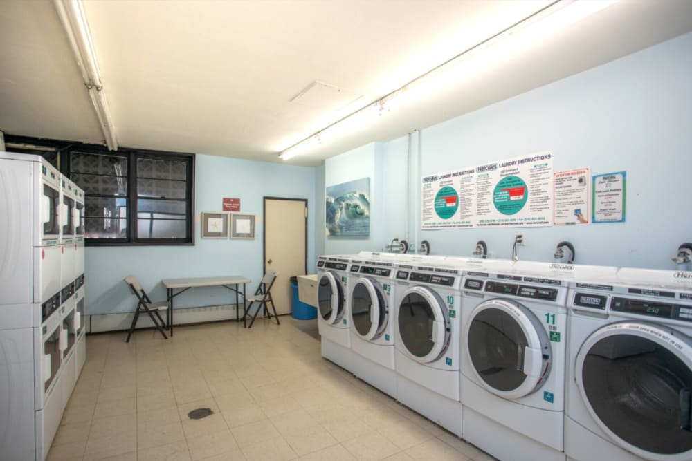 Laundry room onsite for an easy trip to do laundry at Eastgold Long Island in Long Beach, New York