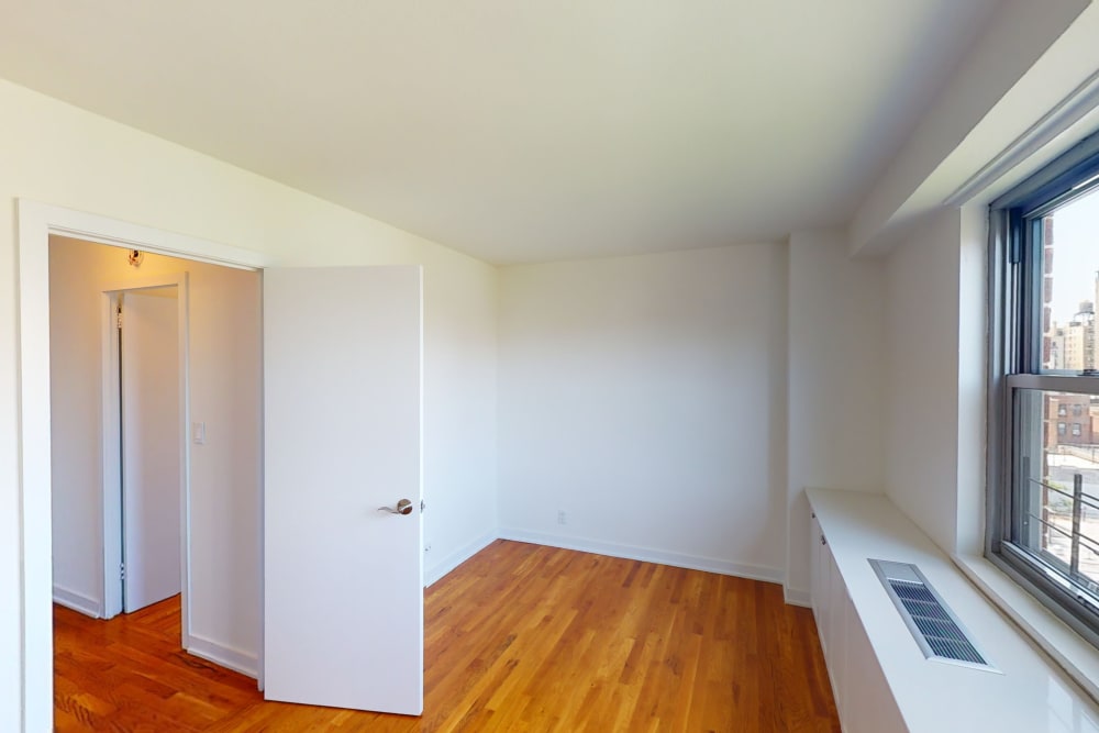 Spacious bedroom with tons of natural light at Eastgold NYC in New York, New York