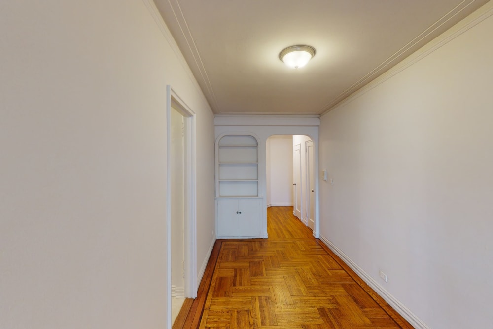 Spacious hallway with some closet space at Eastgold NYC in New York, New York