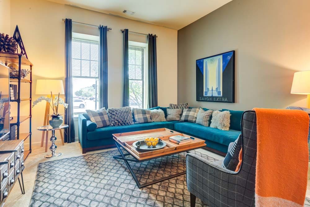 living room at Bradlee Danvers in Danvers, Massachusetts
