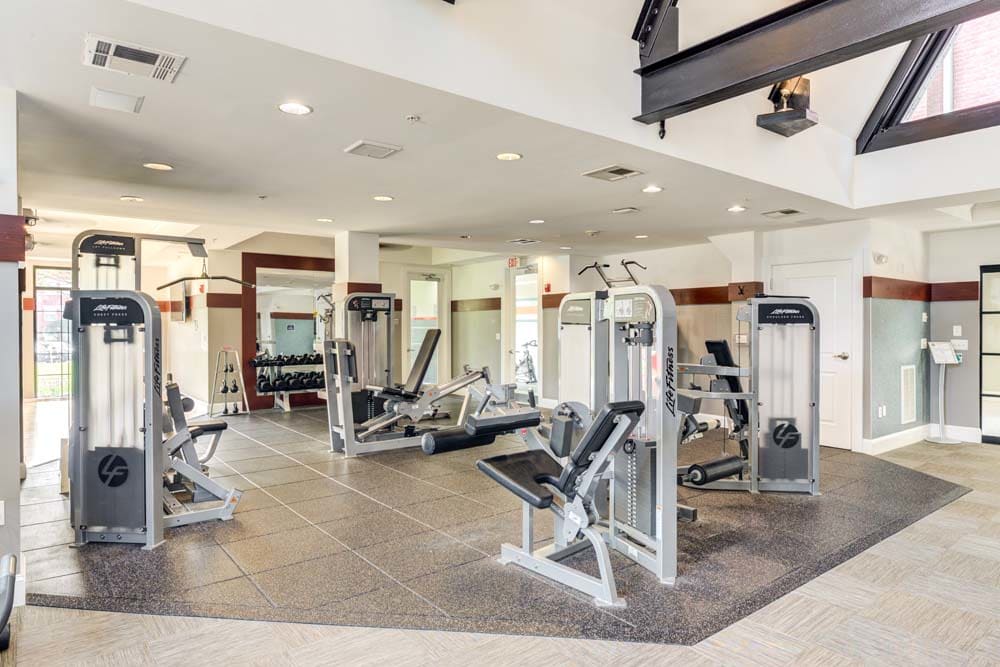 weight machines at Bradlee Danvers in Danvers, Massachusetts