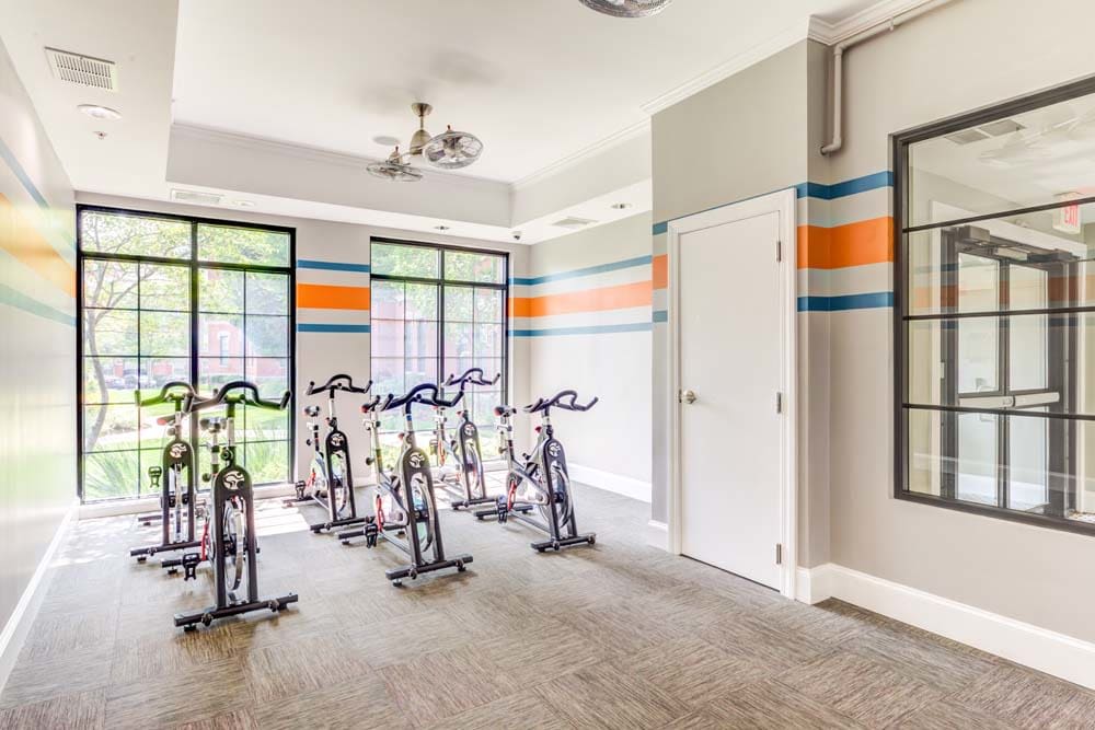 Spinning room at Bradlee Danvers in Danvers, Massachusetts