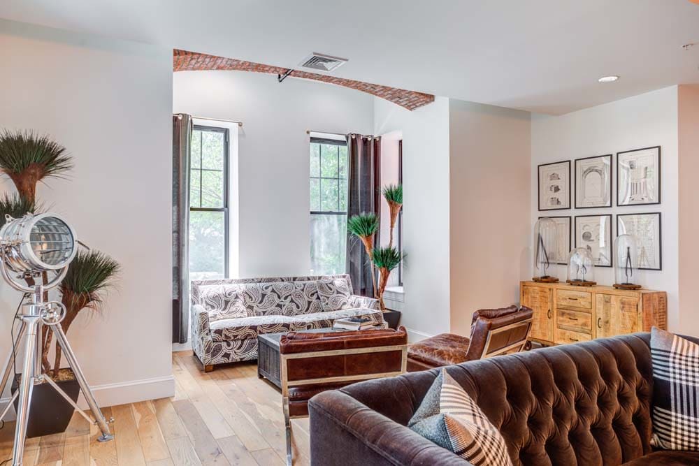 seating area at Bradlee Danvers in Danvers, Massachusetts