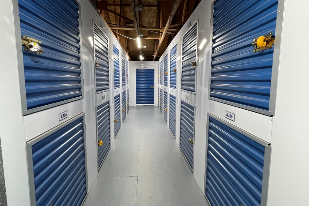 Interior units at Storage Solutions in Capistrano Beach, California