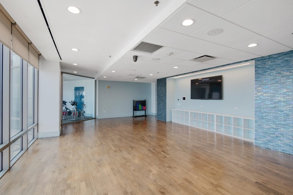 Yoga area at Skyline New Rochelle in New Rochelle, New York