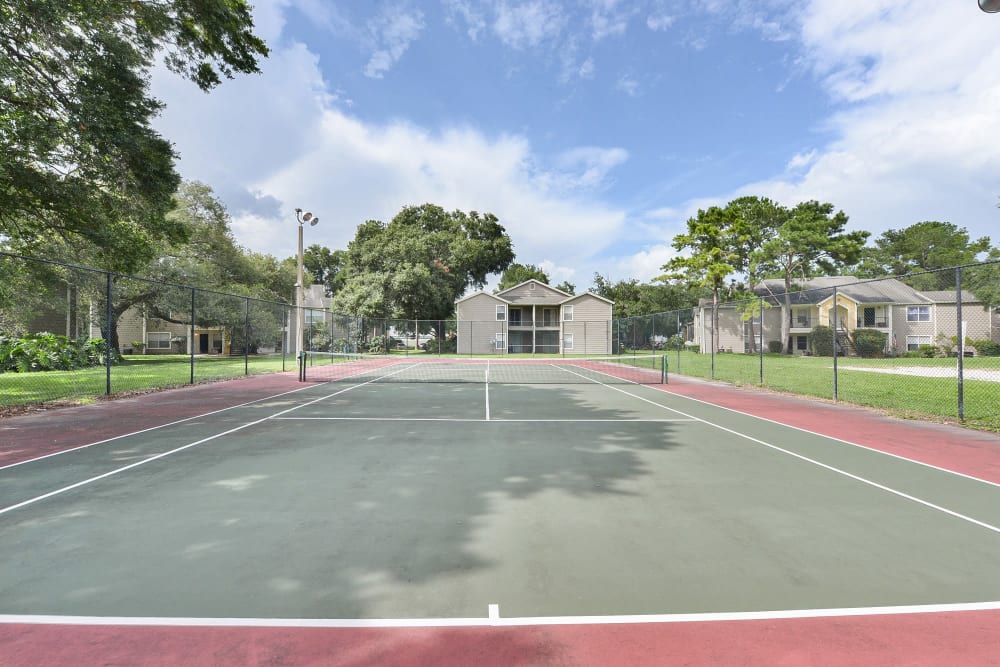 Tennis court at Promenade Apartment Homes in Winter Garden, Florida