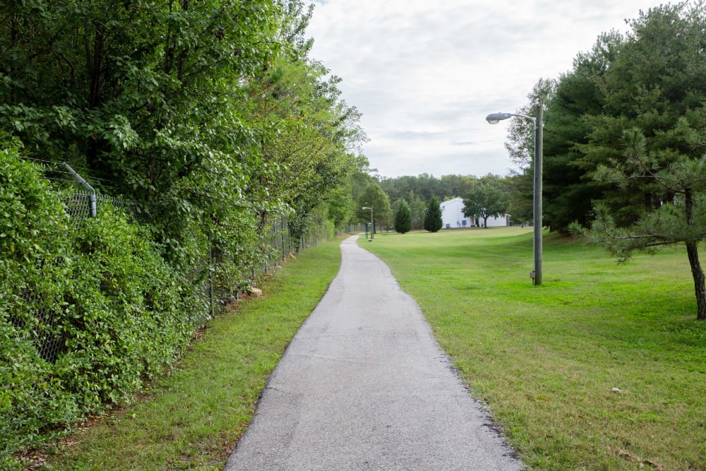 Community jogging trail at Glenn Forest in Lexington Park, Maryland