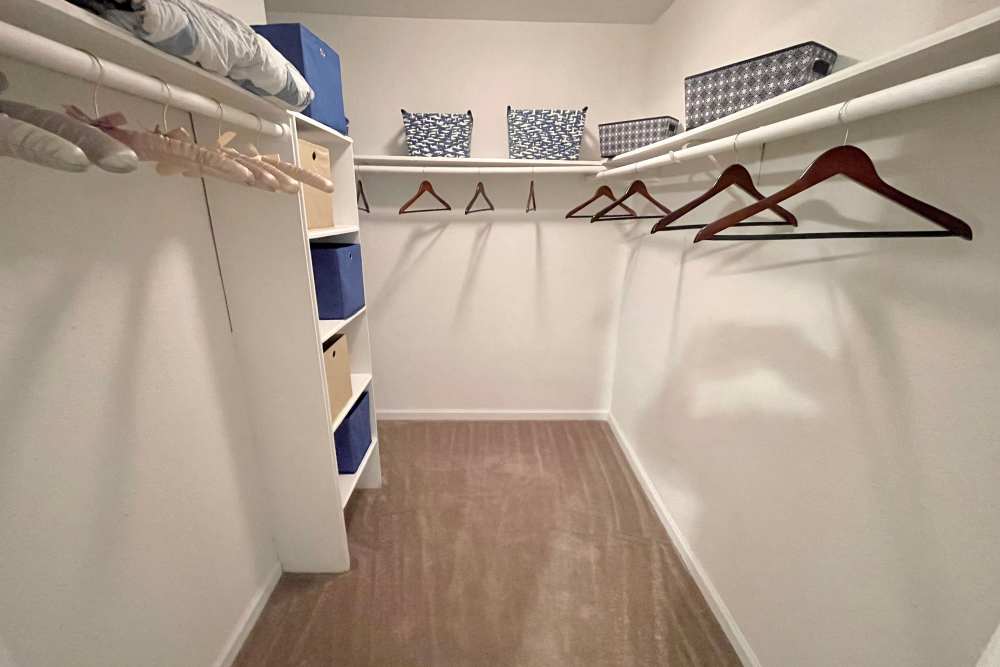Spacious closets at The Abbey at Briar Forest in Houston, Texas