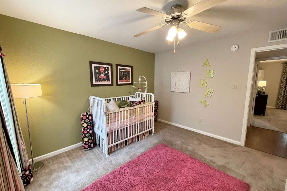 Spacious bedrooms at The Abbey at Briar Forest in Houston, Texas