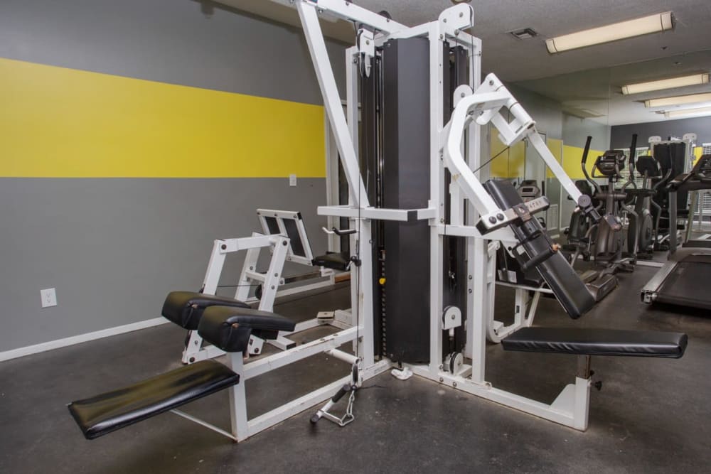 Fitness Center at Lake Crossing apartment homes in Austell, Georgia