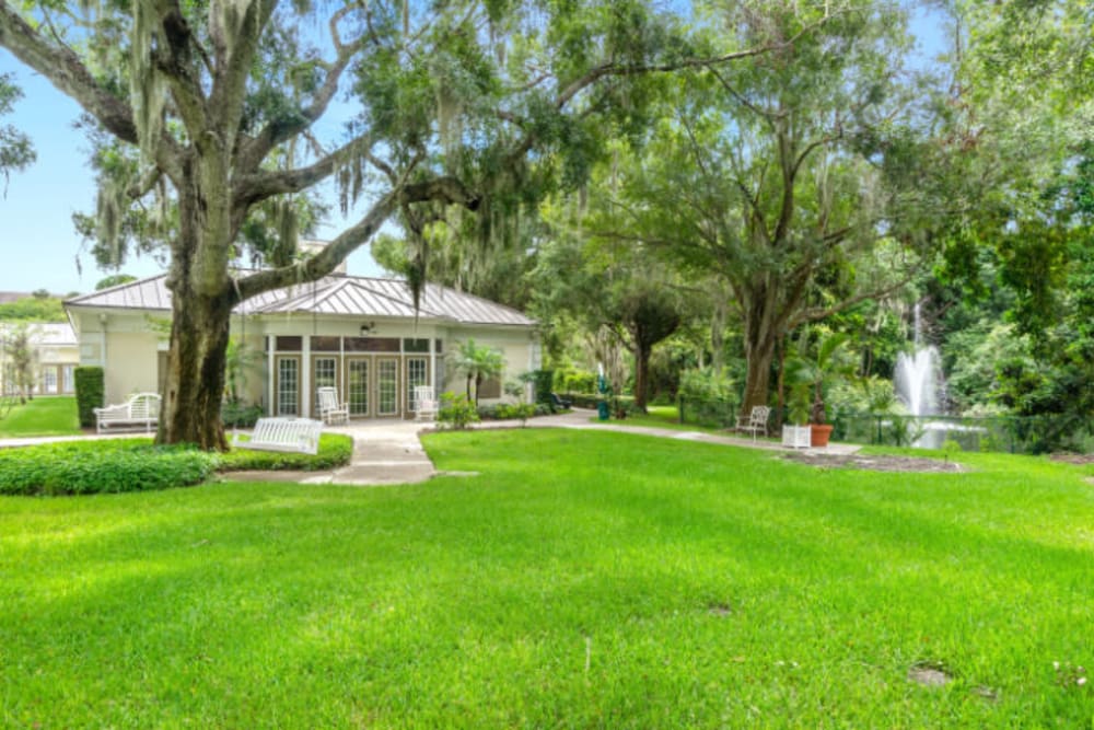 Lush lawn at Truewood by Merrill, Bradenton in Bradenton, Florida