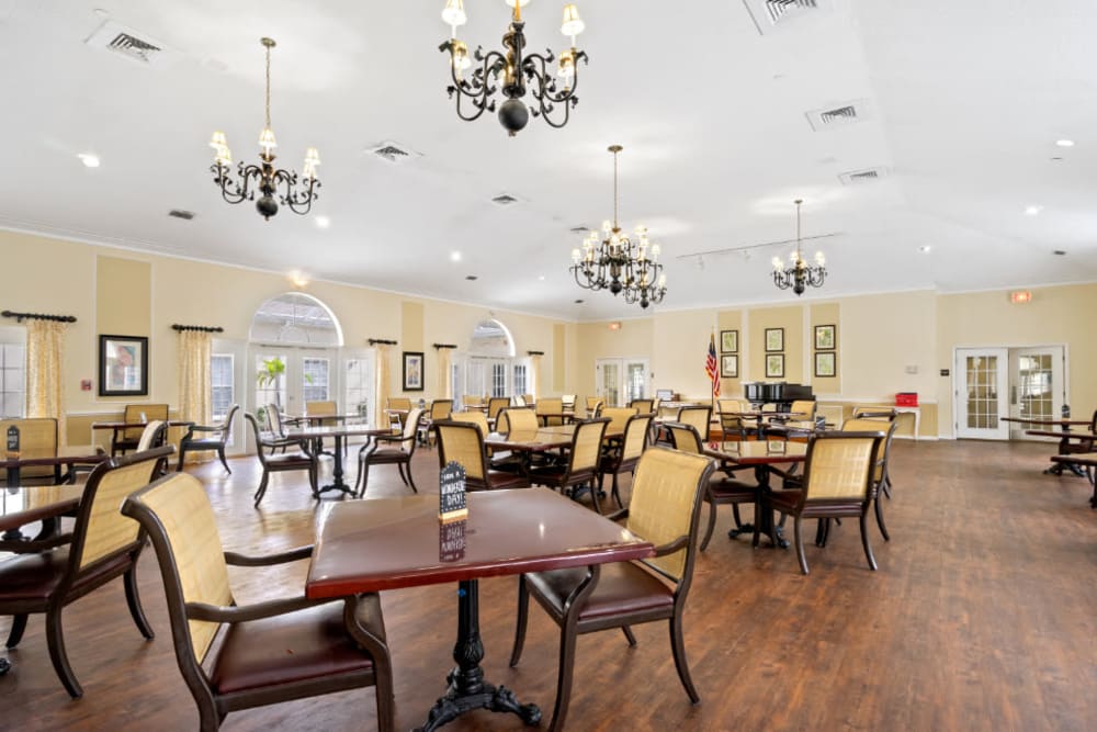 Large dining area at Truewood by Merrill, Bradenton in Bradenton, Florida