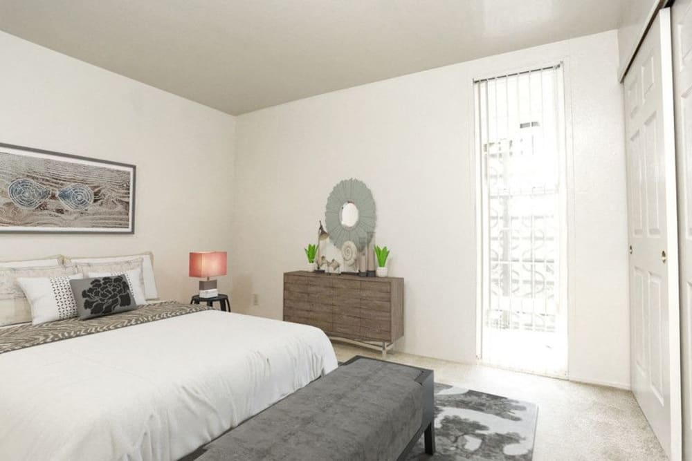 Bedroom at Briarwood Apartment Homes in Livermore, California