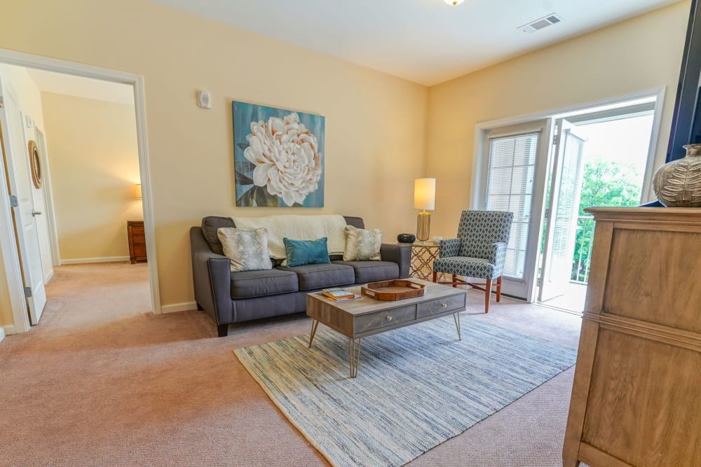 Living room Harmony at Brentwood in Brentwood, Tennessee