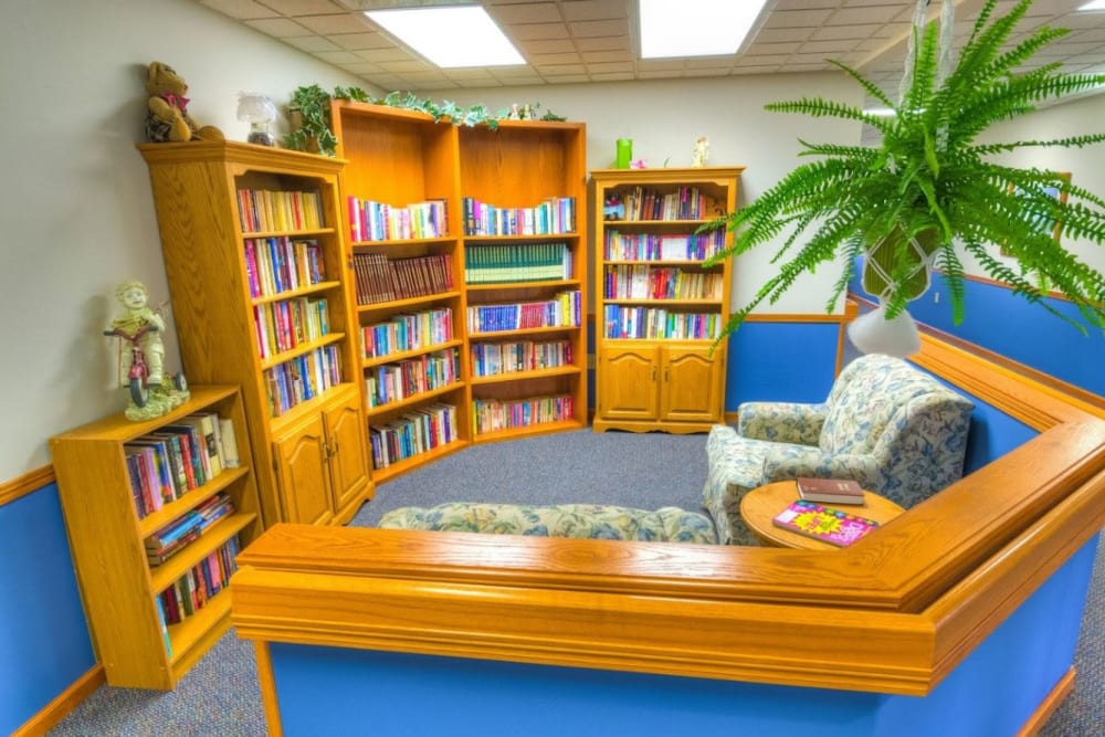 Library at Addington Place of Mount Pleasant in Mt Pleasant, Iowa
