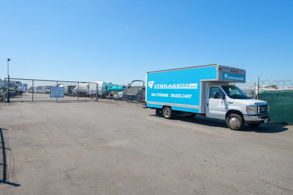 Moving truck at Storage Etc... Carson in Carson, California