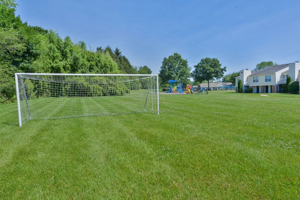 Soccer field at The Preserve at Milltown