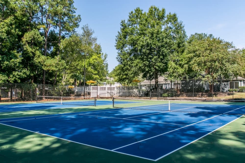 Racquet-ball court at St. Andrews Commons Apartment Homes in Columbia, South Carolina.