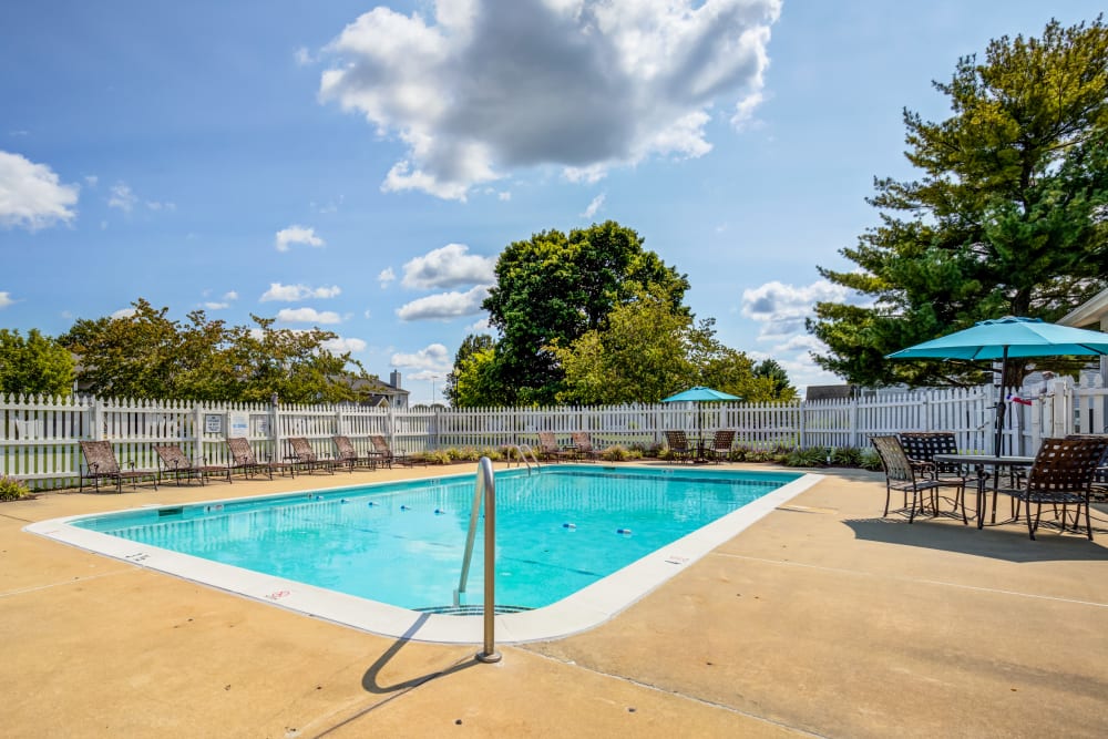 Sparkling Swimming Pool at Greens at Cross Court in Easton, Maryland