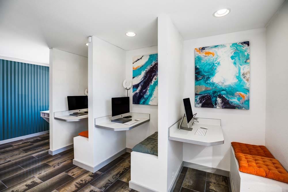 Quiet work spaces with internet at Ten 30 and 49 Apartments in Broomfield, Colorado