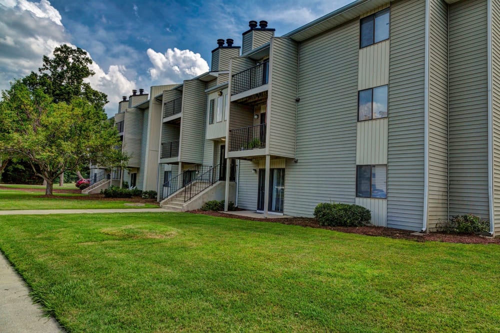 Exteriors at The Village at Cliffdale Apartment Homes in Fayetteville, North Carolina