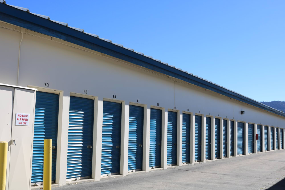 Convenient drive-up storage at Golden State Storage - Big Bear in Big Bear, California 