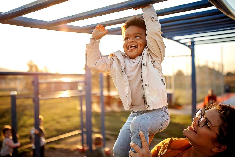 Onsite Playground at Hallfield Apartments in Nottingham, Maryland