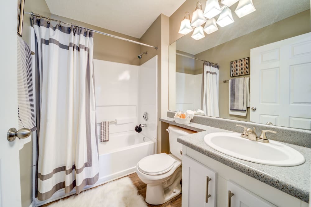 Bathroom at Apartments in Winston-Salem, North Carolina