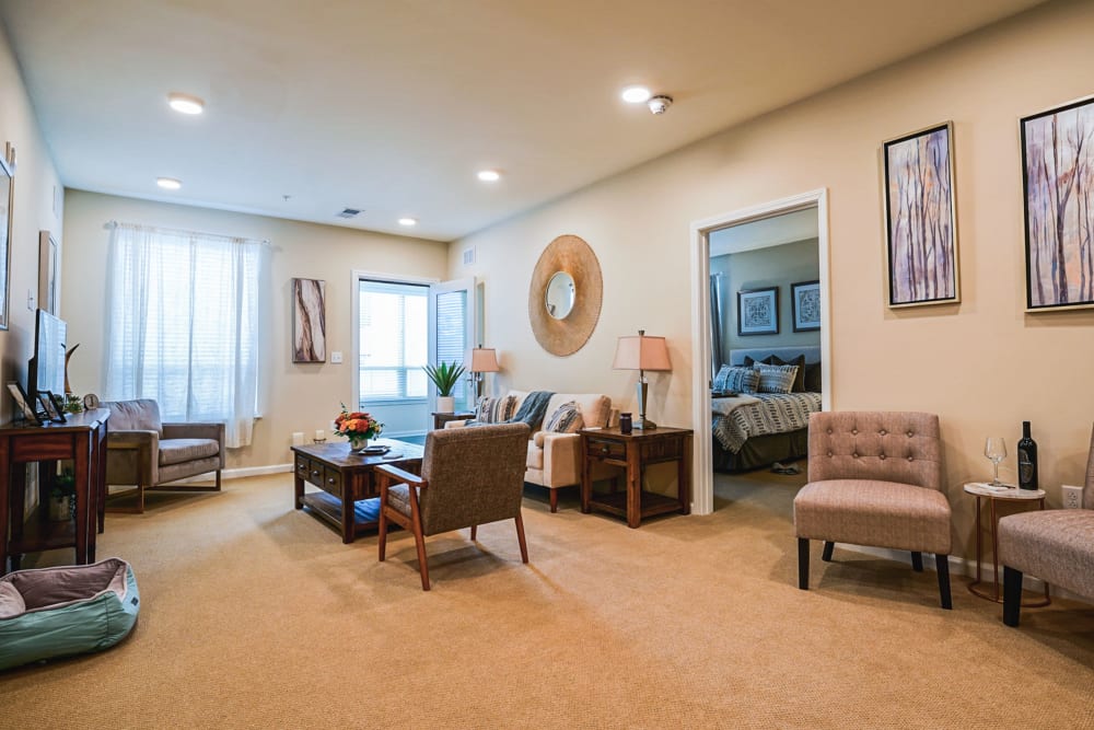 Resident apartment at Harmony at Brentwood in Brentwood, Tennessee