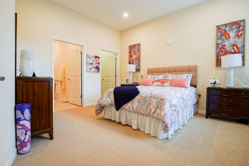 Bedroom at The Harmony Collection at Roanoke - Assisted Living in Roanoke, Virginia