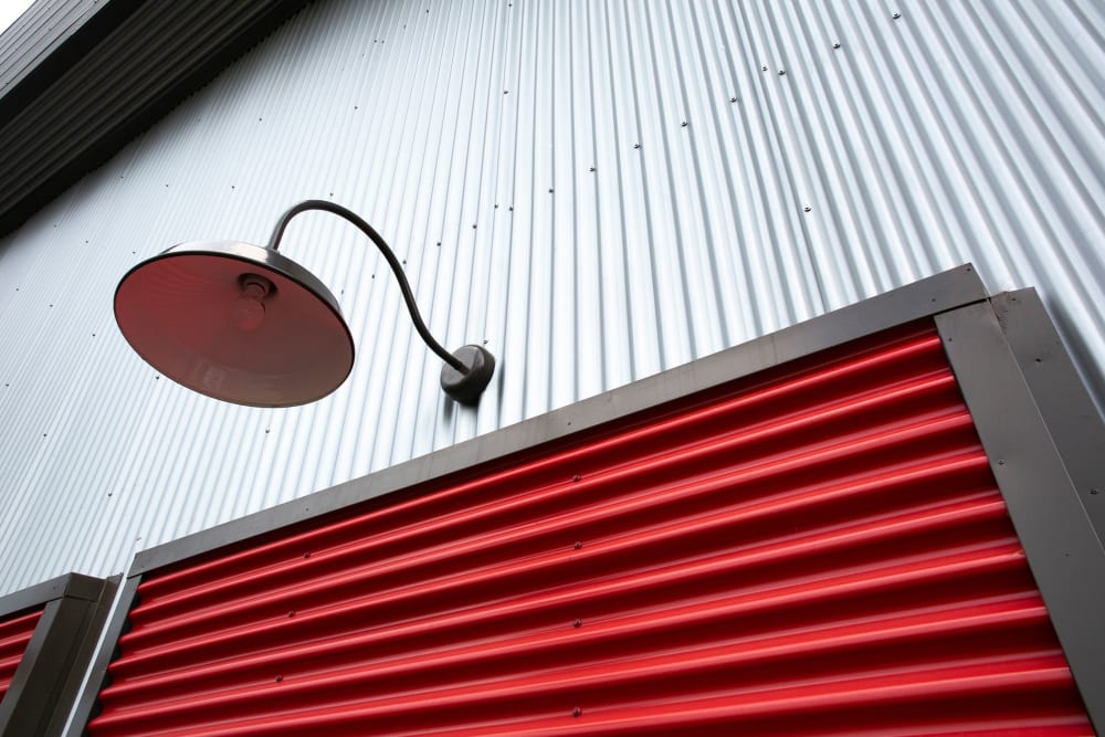 Storage facility Exterior Storage Units are well lit at Your Storage Units Aiken