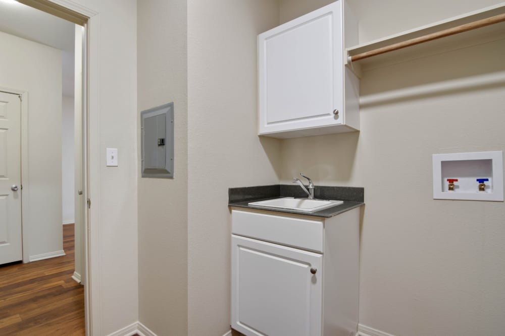 washer and dryer hookups at Wire Mountain I in Oceanside, California