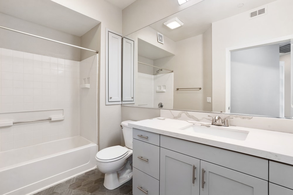 Upgraded Bathroom at Park Central in Concord, California
