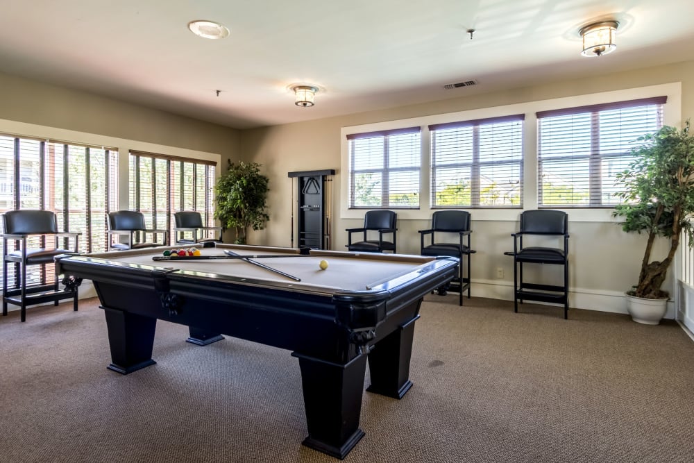 Pool table available at Britton Woods in Dublin, Ohio