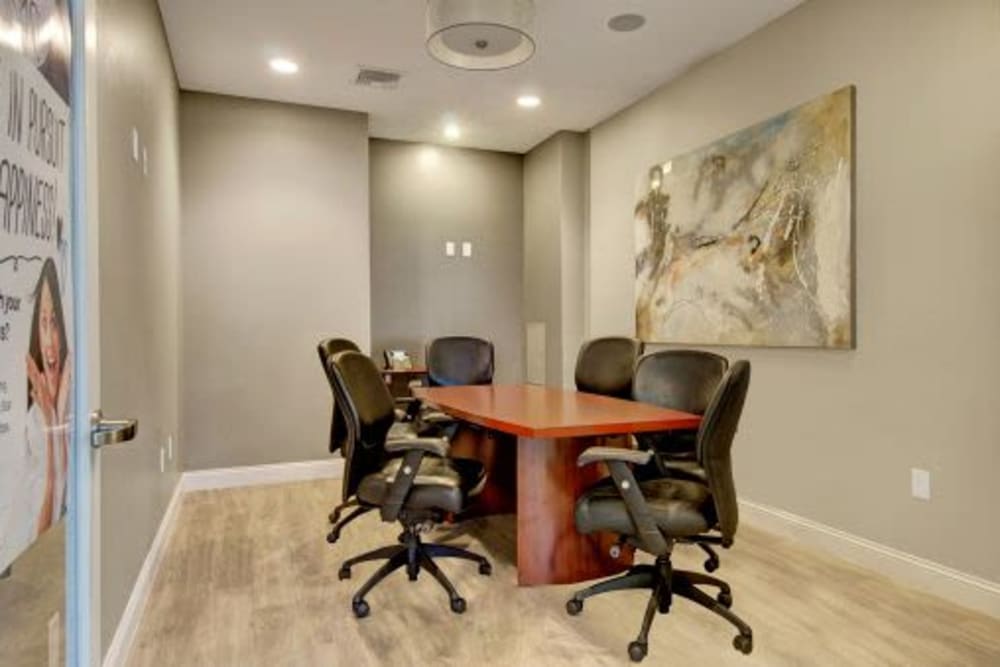 Business center available at Gardencrest in Waltham, Massachusetts
