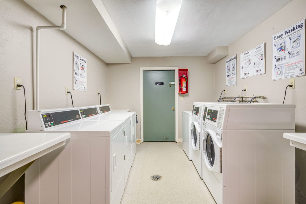 On site washers and dryers at Middlesex Crossing in Billerica, Massachusetts