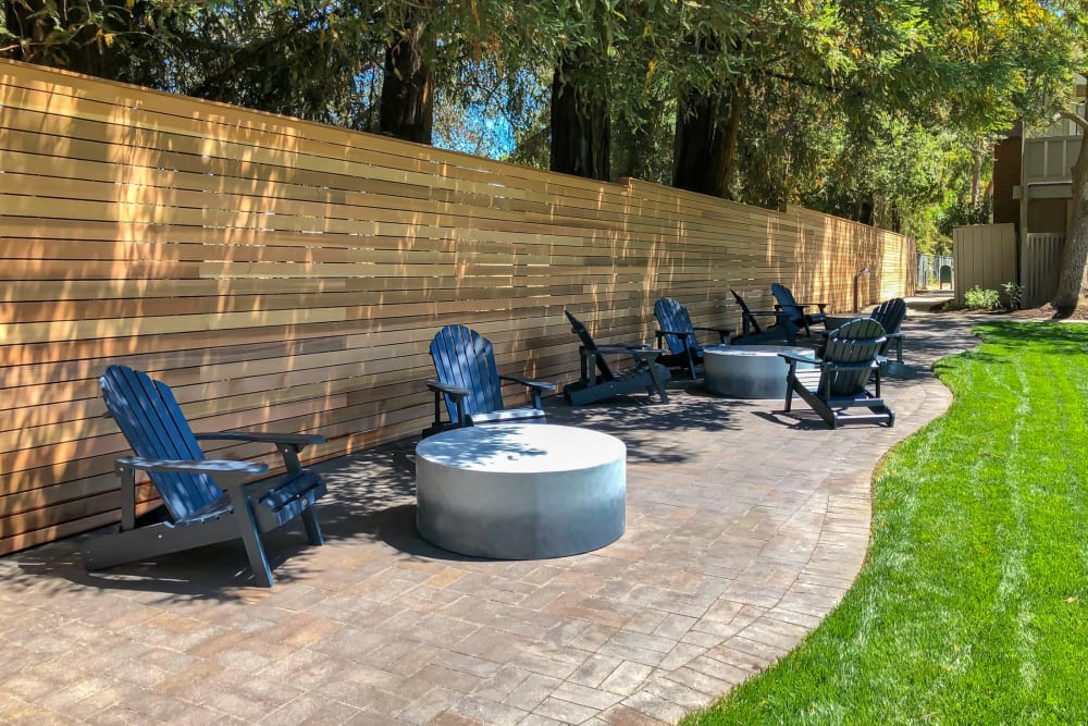 Volleyball court at Glenbrook Apartments in Cupertino, California