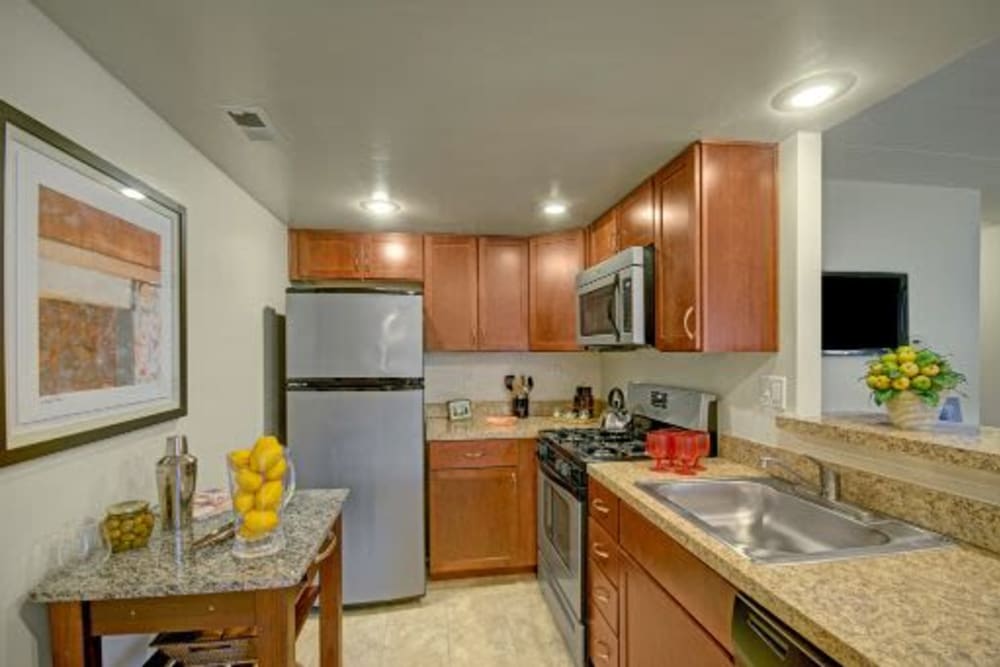 Kitchen at Racquet Club Apartments and Townhomes in Levittown, Pennsylvania