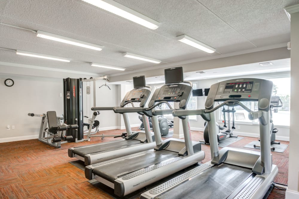 Treadmills at Racquet Club Apartments and Townhomes in Levittown, Pennsylvania