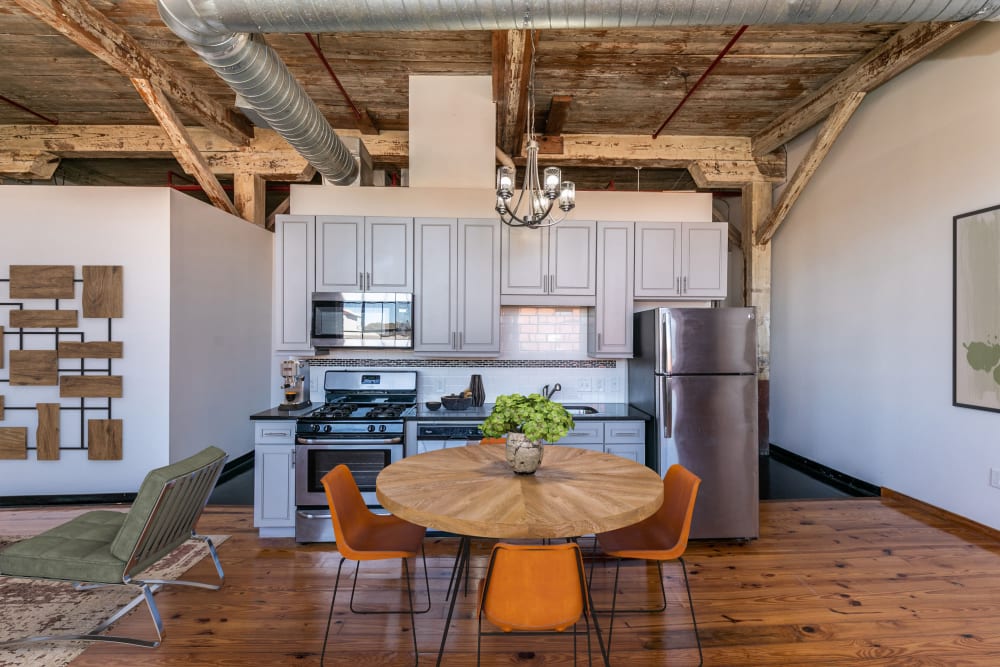 Industrial style living at Brumby Lofts in Marietta, Georgia