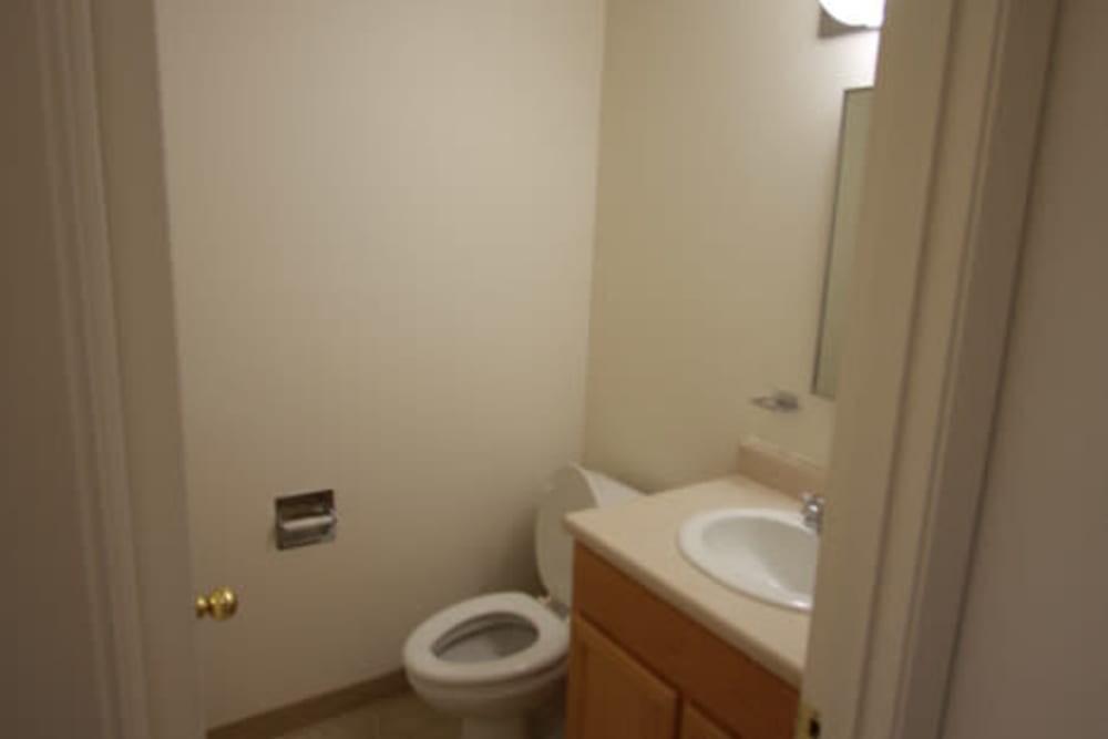 A bathroom in a home at Hillside in Joint Base Lewis McChord, Washington