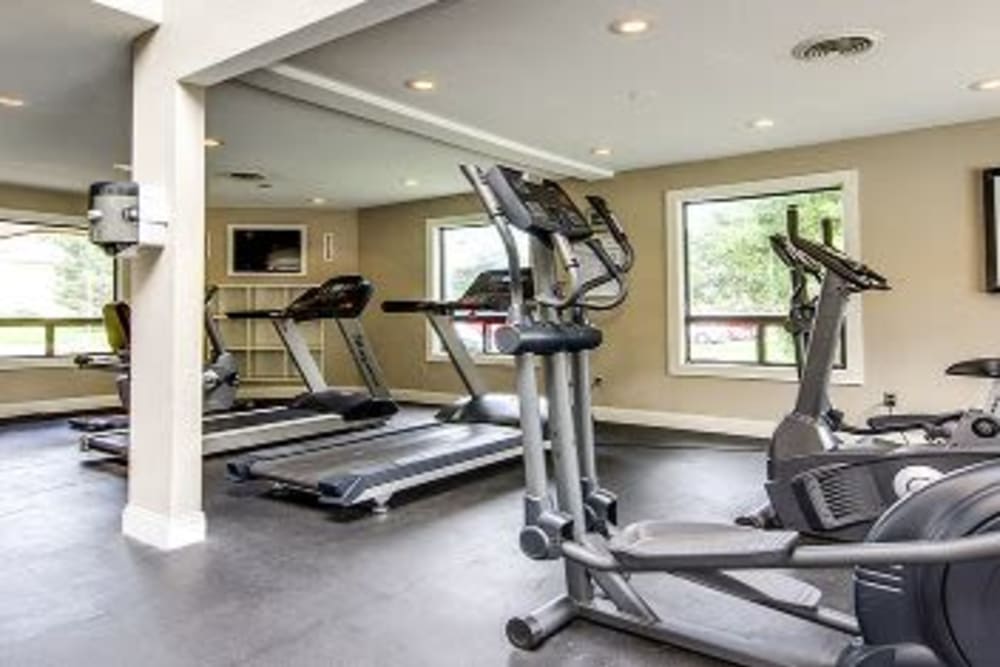 Cardio equipment in fitness Center at Santana Ridge in Denver, Colorado