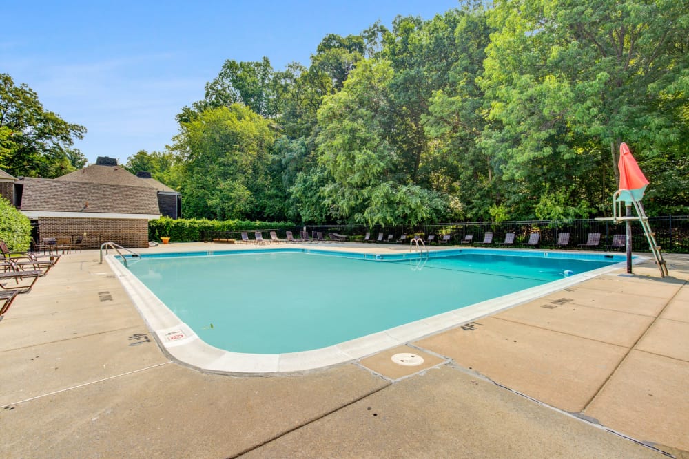 Outdoor pool at Westchester West in Silver Spring, Maryland