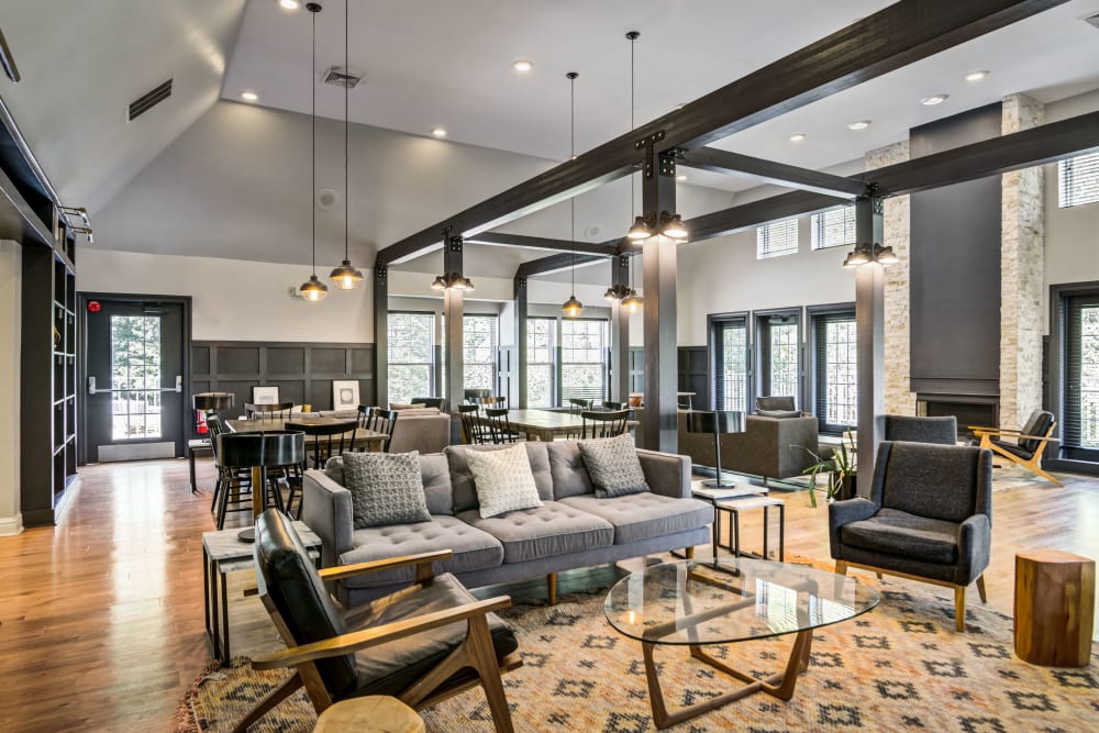 Luxury clubhouse for resident use at The Henry in Pomona, New York