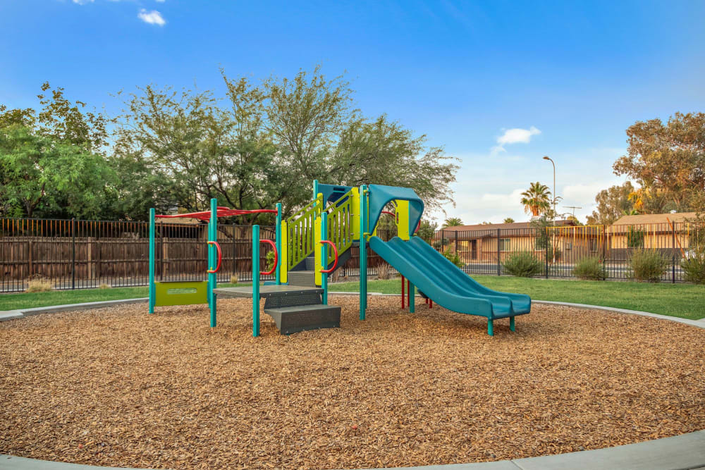 Childern's playground at Marquis at Chandler in Chandler, Arizona