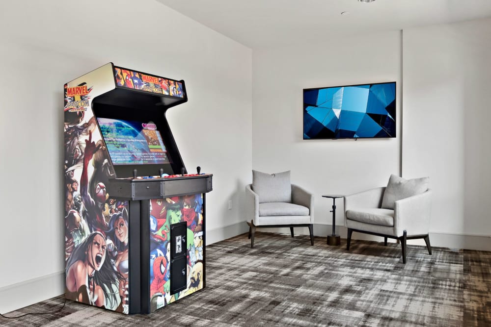 Arcade machine at Marquis at Chandler in Chandler, Arizona