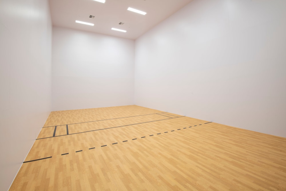 indoor raquetball court at The Crossing at Cooley Station in Gilbert, Arizona