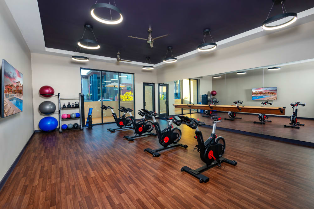 Virtual On-Demand Yoga/Pilates/Spin room at The Crossing at Cooley Station