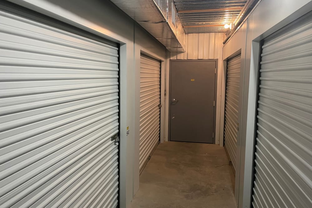 Climate-controlled storage at AAA Self Storage of Thomasville in Thomasville, North Carolina